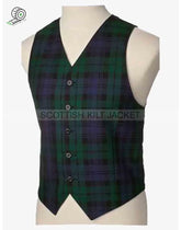 Tartan Vest With Black Watch Vests
